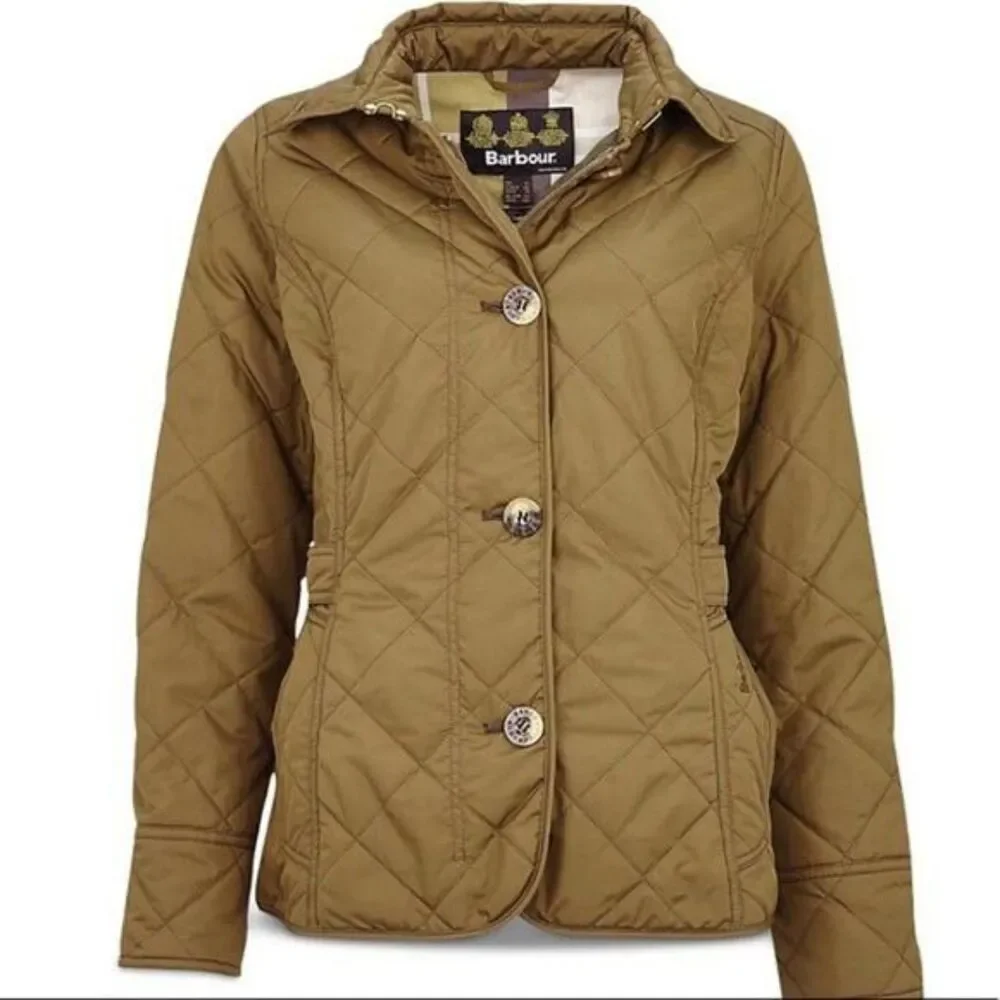 Barbour Nelson Quilted Jacket from The Barbour Tartan Collection | UK 12, US 8 - Picture 1 of 13